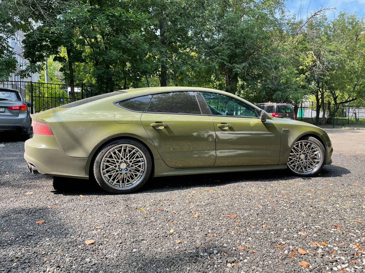 Audi A7 на 20" кованых дисках фото 2